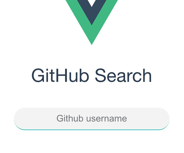 GitHub user search